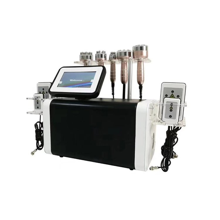 Portable 6 in 1 Cavitation RF Vacuum Lipo Laser Kim 8 Slimming Machine