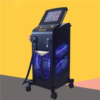 High Power Vertical Triple Wavelengths Diode Laser Hair Removal Machine