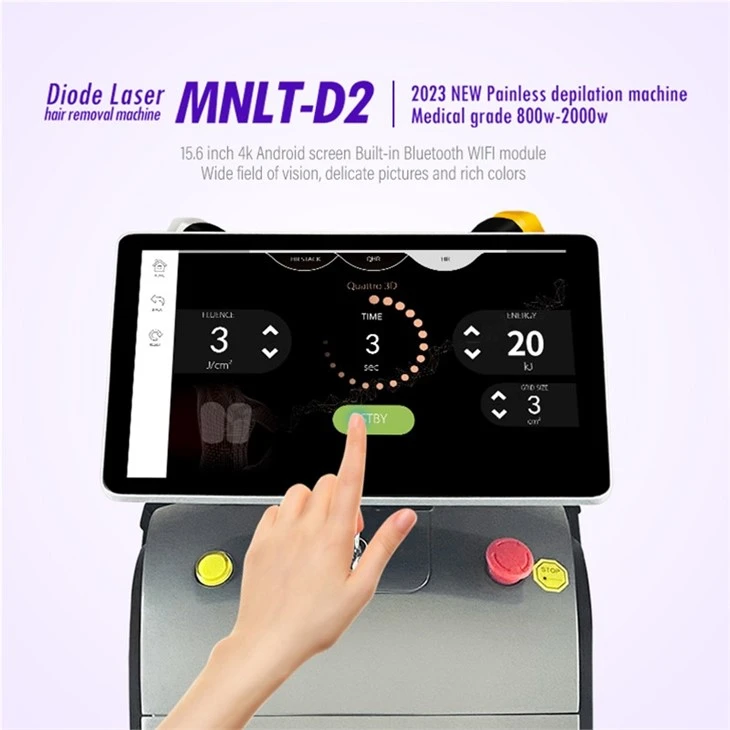 2 Handle Diode Laser Hair Removal