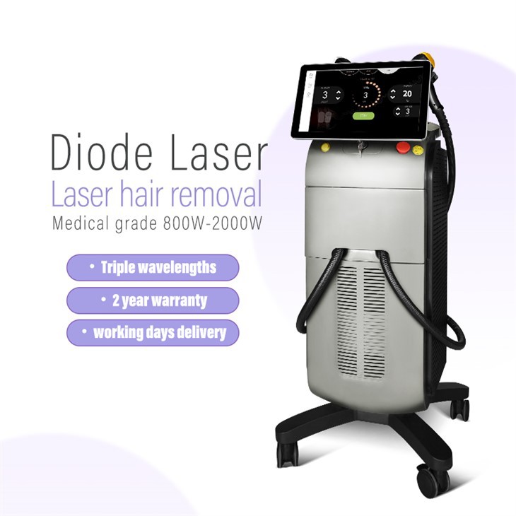 Diode laser hair removal machine 2000 Watt