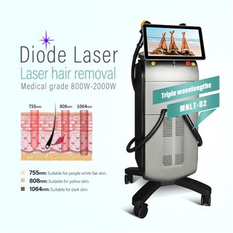 Commercial diode laser hair removal machine