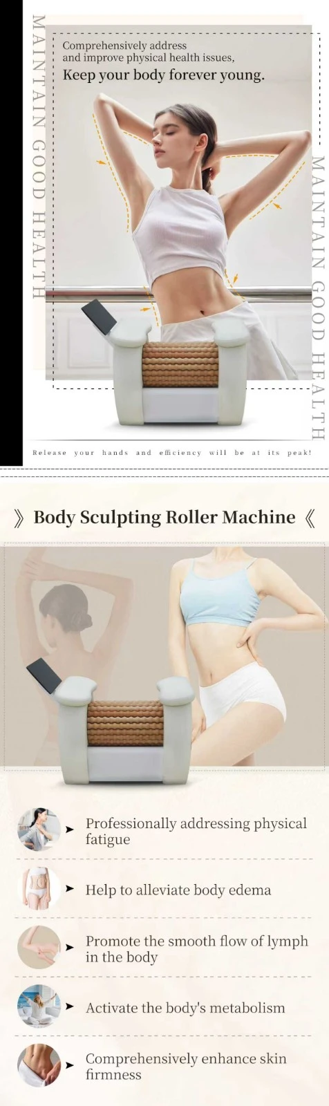 Body Sculpting Roller Massager For Clinics & Beauty Salons suppliers