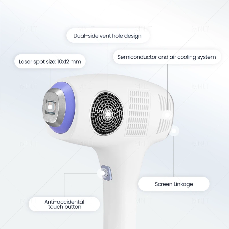 MNLT Home-Use 808 nm Laser Hair Removal Device – Salon Results in Your Living Room factory