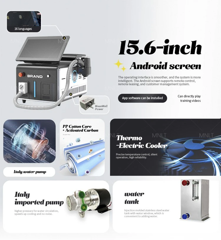 Professional-Grade Diode Laser Hair Removal Machine