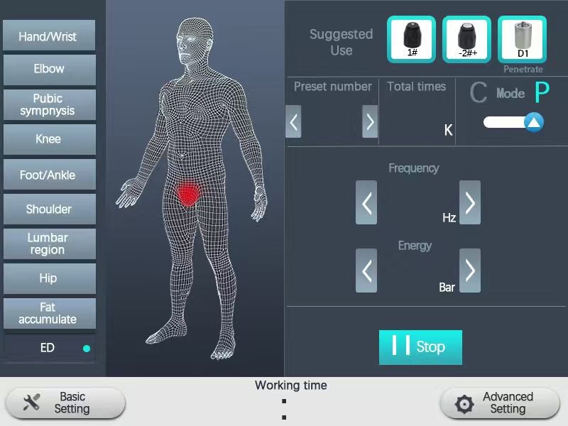 Professional Pneumatic Shock Wave Therapy Machine For Pain Relief & Body Rehabilitation high quality