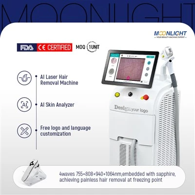 AI Diode Laser Hair Removal Machine For Professional Clinics & Salons