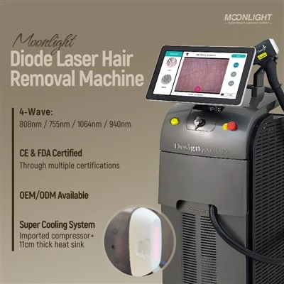 Laser Hair Removal Machine For Clinics & Beauty Salons
