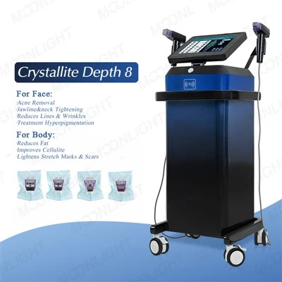 Vertical Crystallite Depth 8 Fractional RF Microneedling System: 8mm Subcutaneous Adipose Remodeling With Zero Card Lock