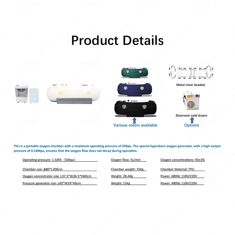 Soft Hyperbaric Oxygen Chamber For Wellness & Recovery – Factory Direct Supply manufacturers