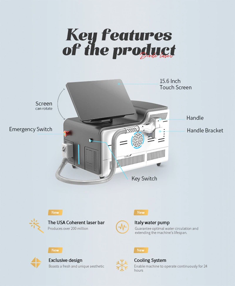 Soprano Titanium Diode Laser Hair Removal Machine – Advanced Triple Wavelength Solution factory