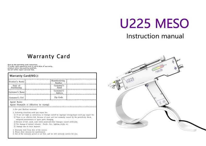 U225 Mesotherapy Injection Gun price